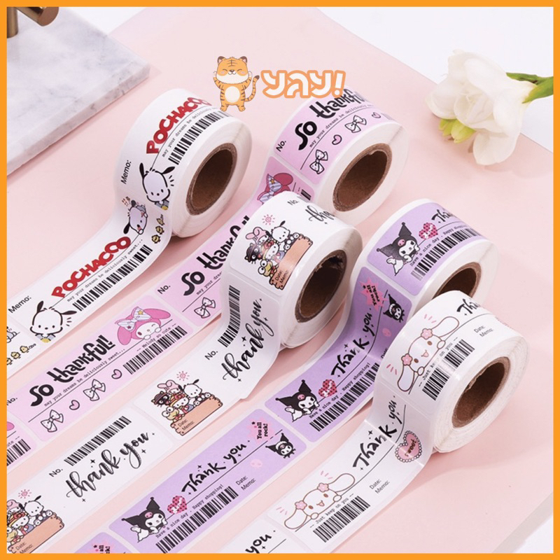 

YAY! SANRIO Stiker 3d Botol Minum Kuromi Stiker Lucu Glitter Dekoratif Anjing Melodi Pochacco DIY Stiker Dekoratif Scrapbook Sticker