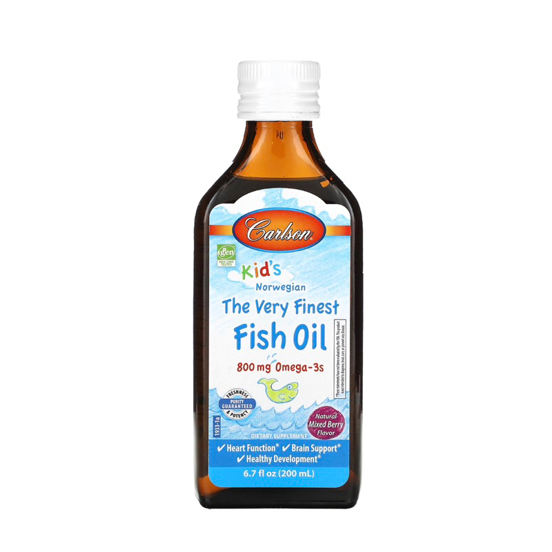 Carlson Kids The Very Finest Fish Oil Natural Mixed Berry 800 mg 200 ml