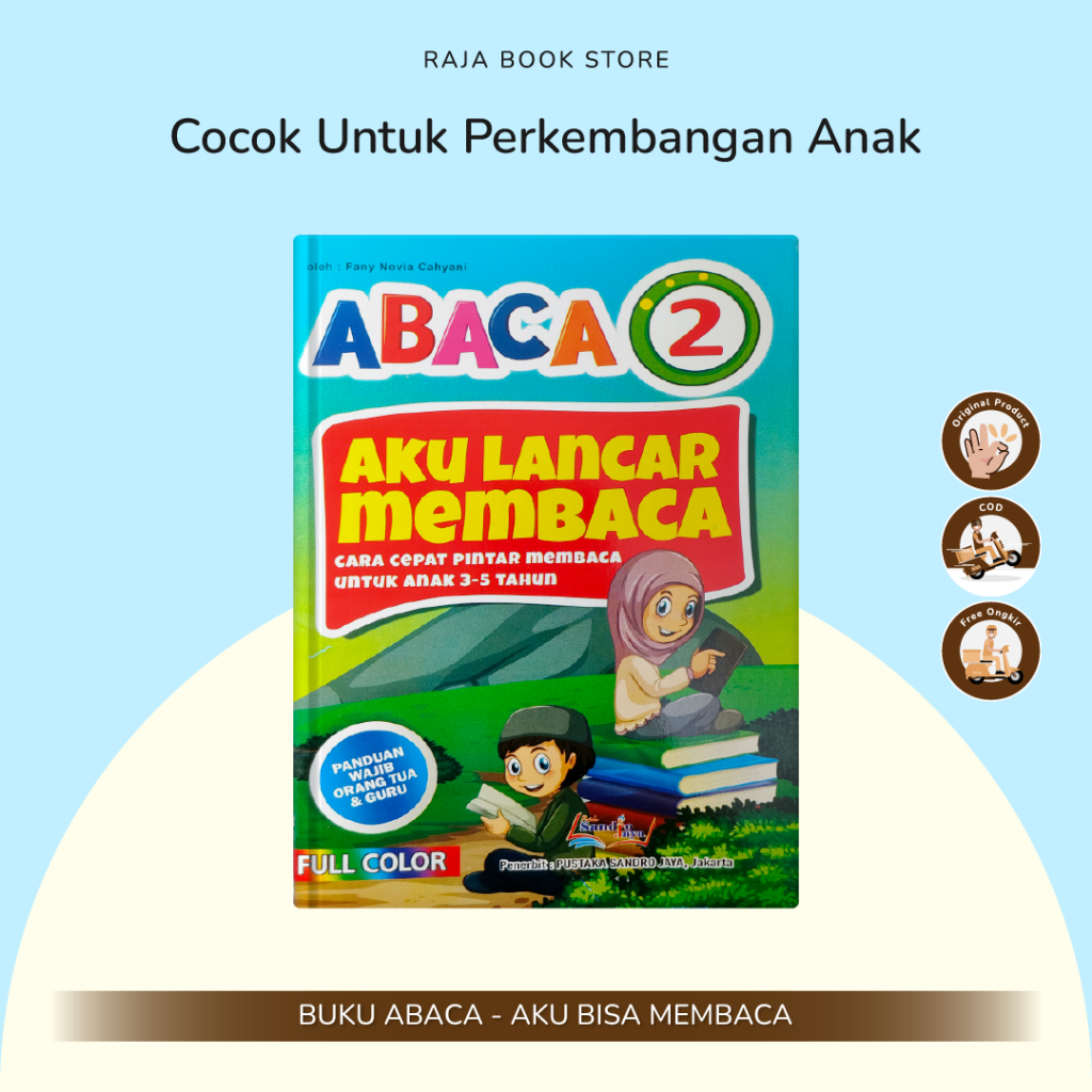 Buku Belajar Anak Murah - ABACA 1 Aku Bisa Membaca - ABACA 2 Aku Lancar Membaca/Cara  Cepat Pintar M