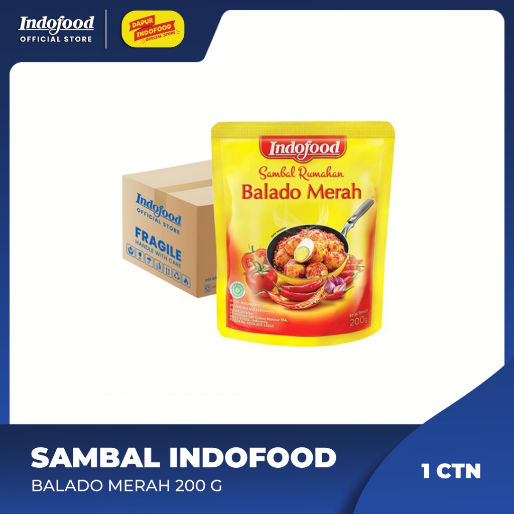 

CTN - Sambal Indofood balado Merah 200 Gr