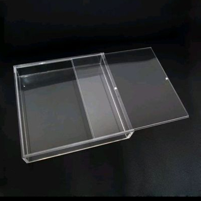 Acrylic / Akrilik Box Sliding 2mm Bening (30cm x 35cm x 6cm)