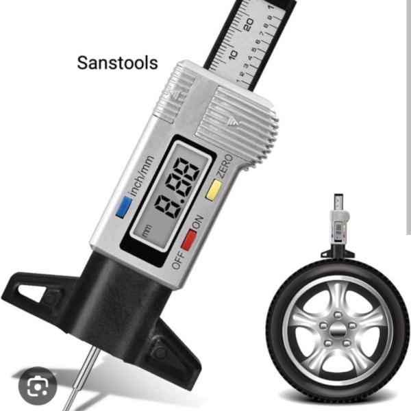 

Digital tyre tire depth gauge gage pengukur ketebalan Ban murah batre Limited