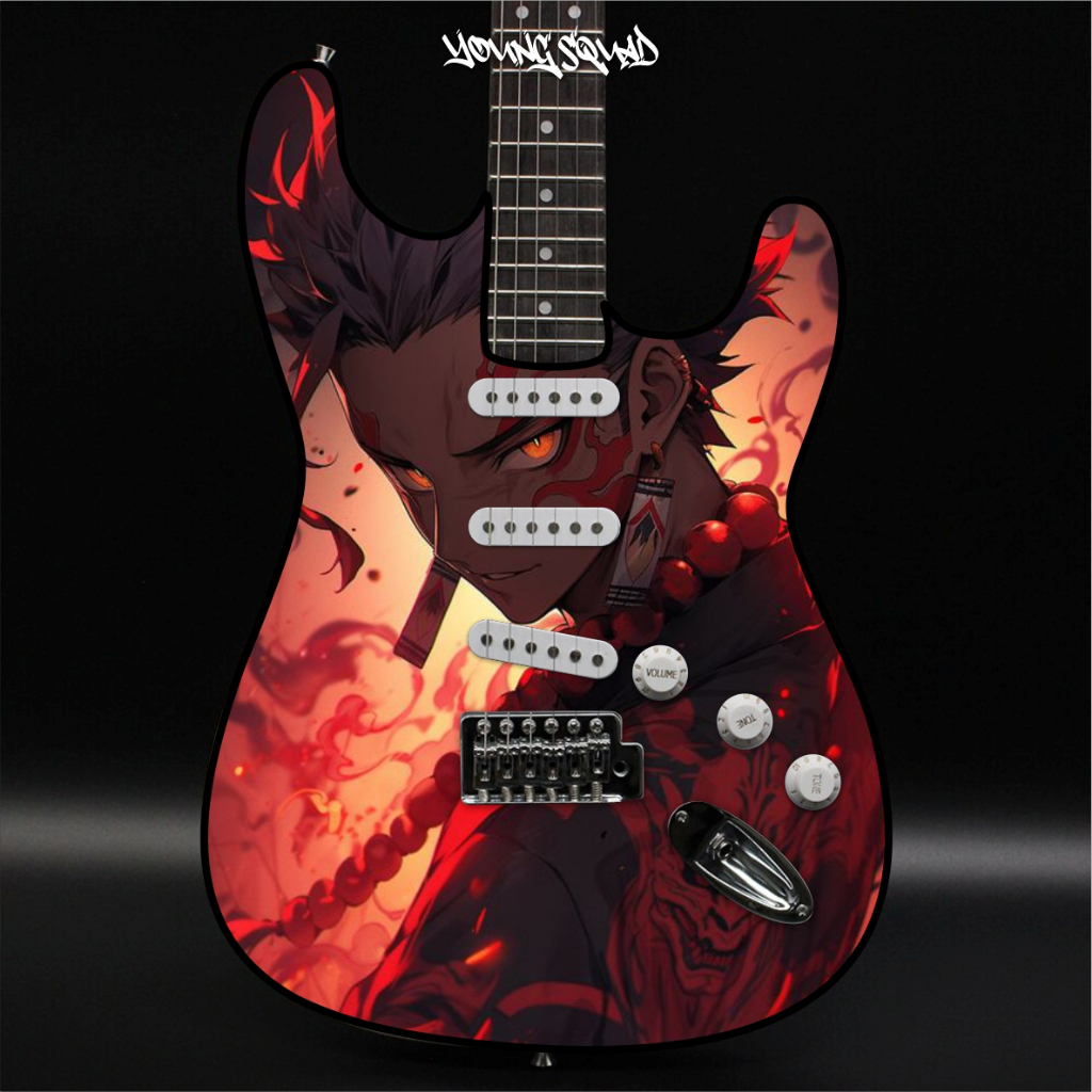 Sticker Aesthetic Sticker GITAR ELEKTRIK // AESTHETIC CASE Garskin Gitar Custom 115