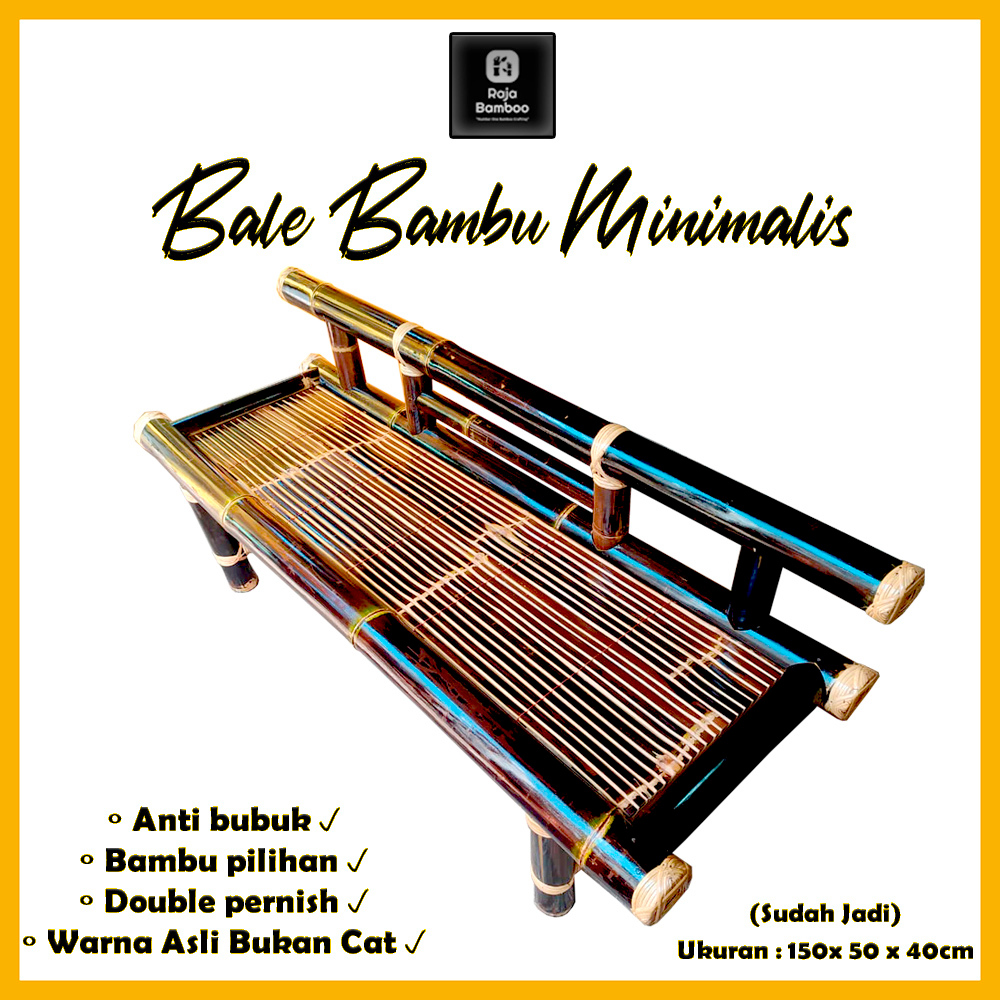Bale Bambu Motif Rotan 150 x 50 cm | Sudah Jadi ( Di Kirim Langsung Dari Toko ) By Raja Bamboo