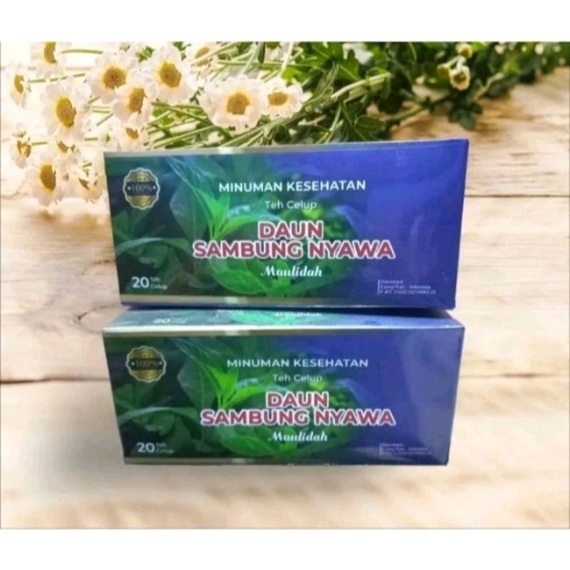 

Teh Celup Daun Sambung Nyawa / Teh Herbal Daun Sambung Nyawa isi 20 Kantong Teh