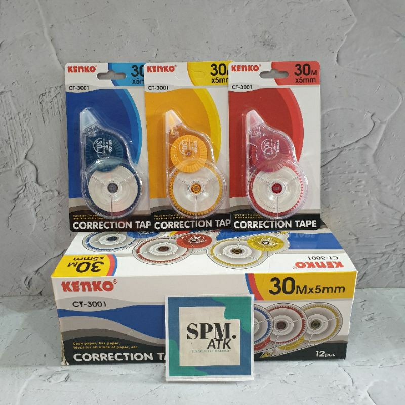 

(12 Pcs) Tipex Roll Kenko CT-3001 30M