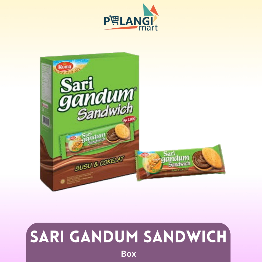 

ROMA SARI GANDUM SANDWICH BOX 12X38,5 GR