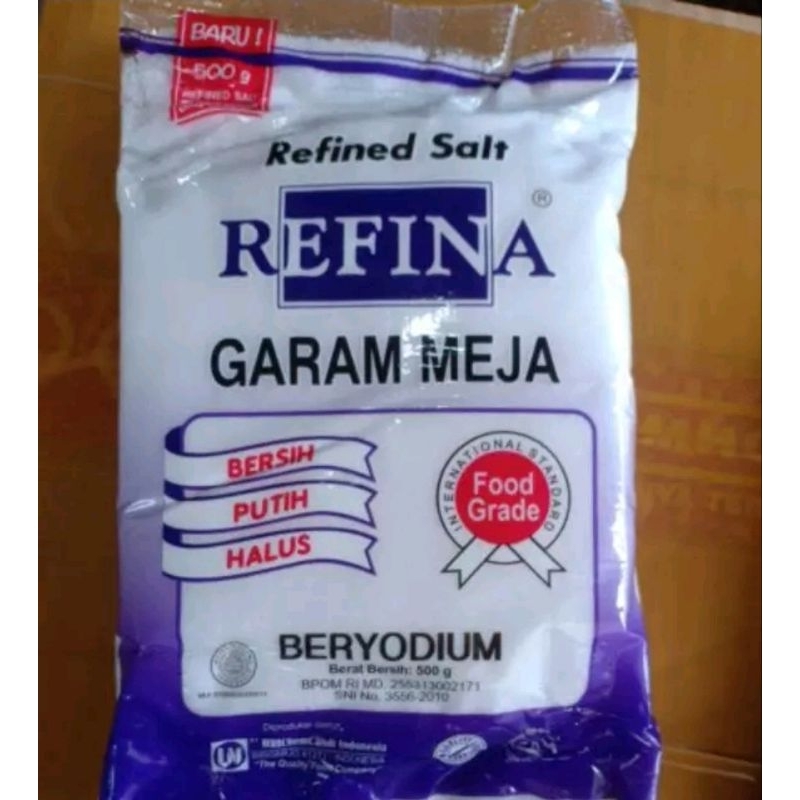 

REFINA GARAM MEJA 500 Gram