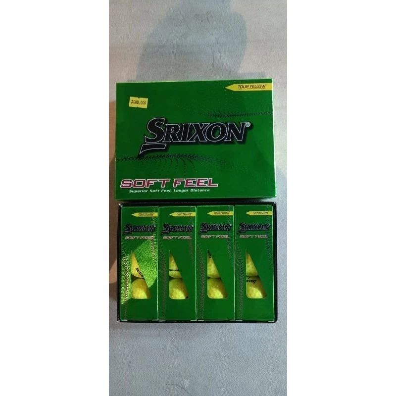Bola Golf Baru Srixon Soft Feel Bola Golf Hijau Neon Srixon