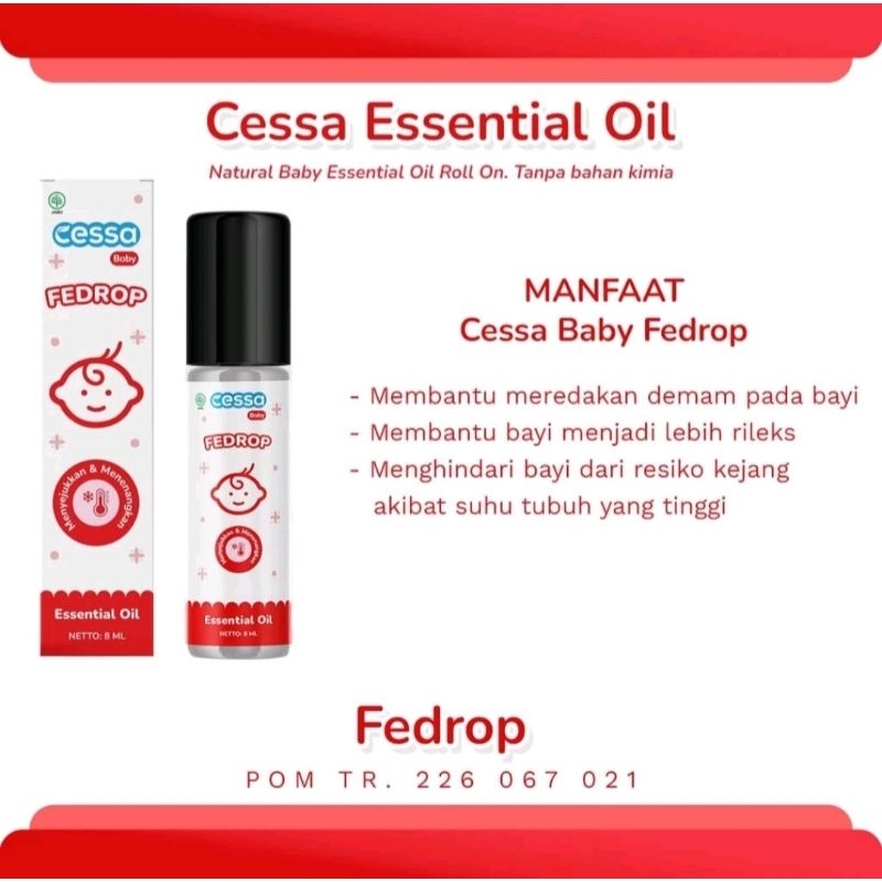 Cessa Baby Essential Oil Fedrop / Cessa Merah