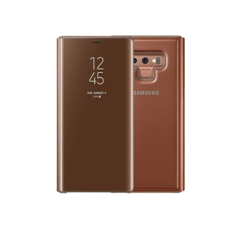 Cover note 9 SAMSUNG Clear View Standing Cover Galaxy Note 9 BROWN