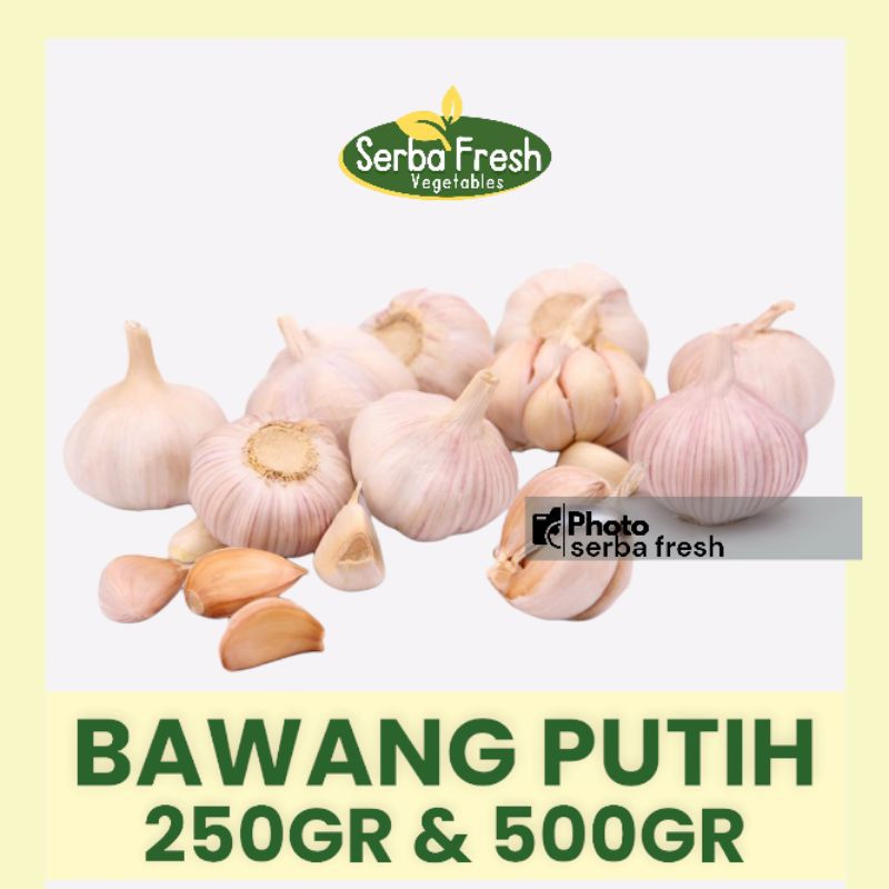 

BAWANG PUTIH KATING | 250GE & 500GR | SERBA FRESH
