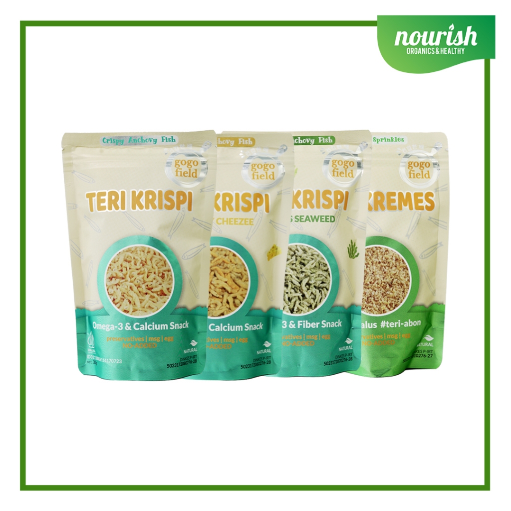 

Gogofield - Cryspy Anchovy Fish (Teri Krispi/Kremes) NON MSG