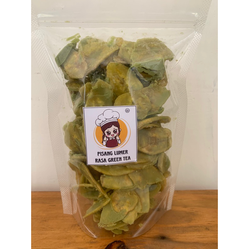 

RATU SNACK UKURAN 100GRAM - PISANG LUMER RASA GREENTEA KHAS BANDUNG