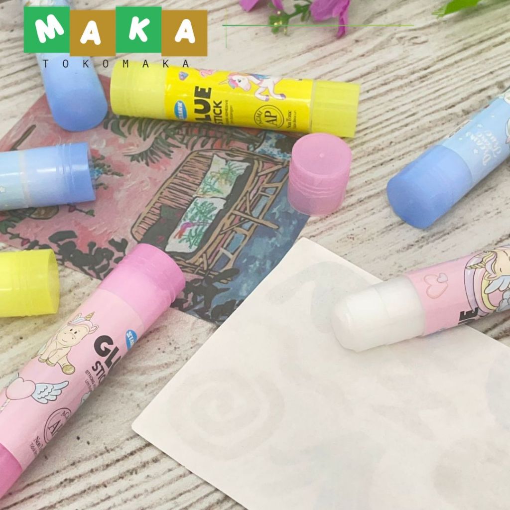 

glue stick stark 10 gr lem stik lem batang lem kertas perekat perlengkapan alat tulis kantor sekolah