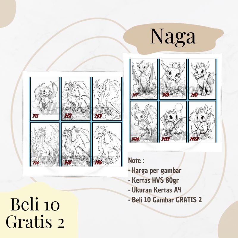 

Gambar Mewarnai NAGA