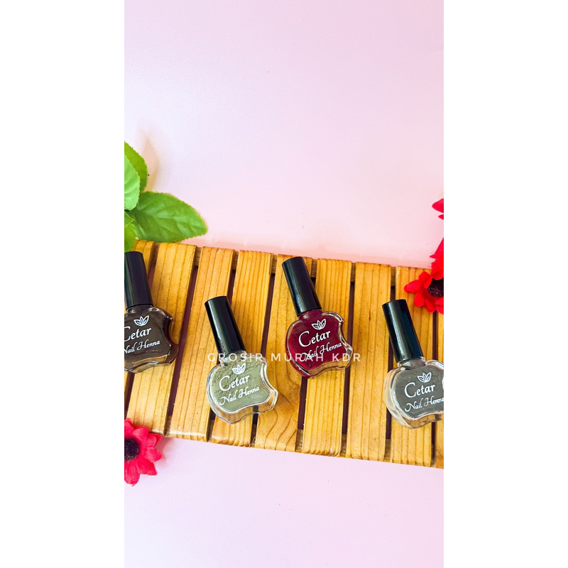 Kutek Kuteks Kitek Kutex Tuffah Tufah  Cetar Nail Henna Hena Pacar Cat Kuku Muslimah Halal Sah Untuk
