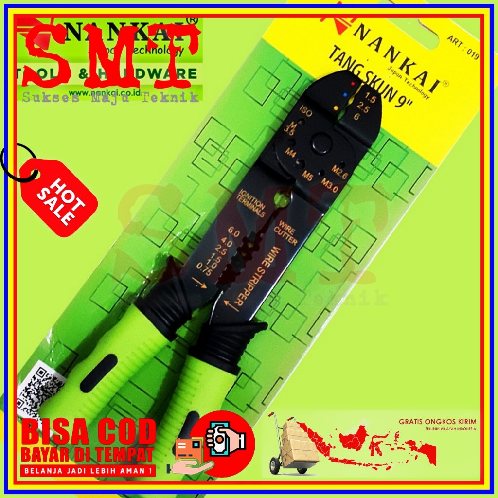 Nankai Tang Skun 9" Tang Potong Kabel Tang Crimping