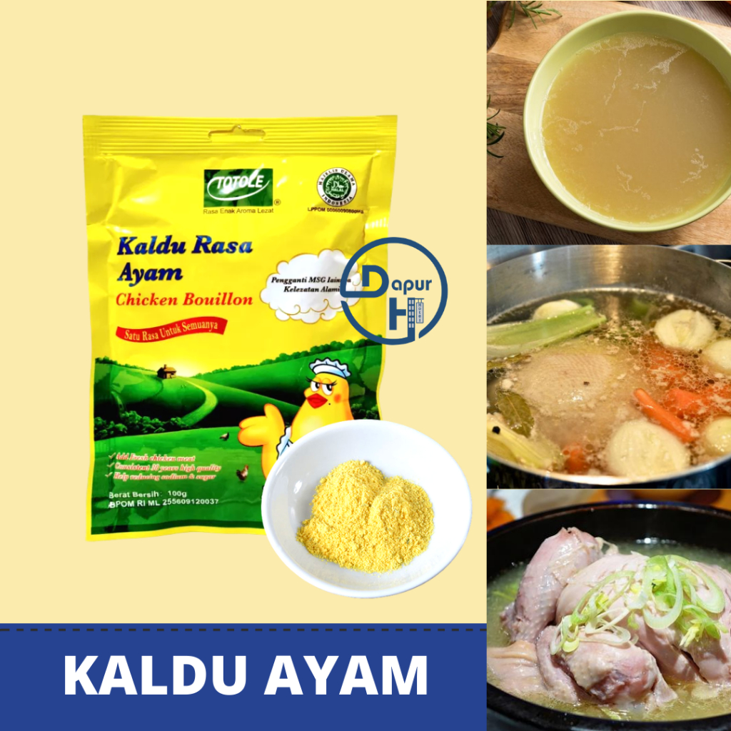 

TOTOLE Kaldu Ayam 100 g Halal /Import Chicken//
