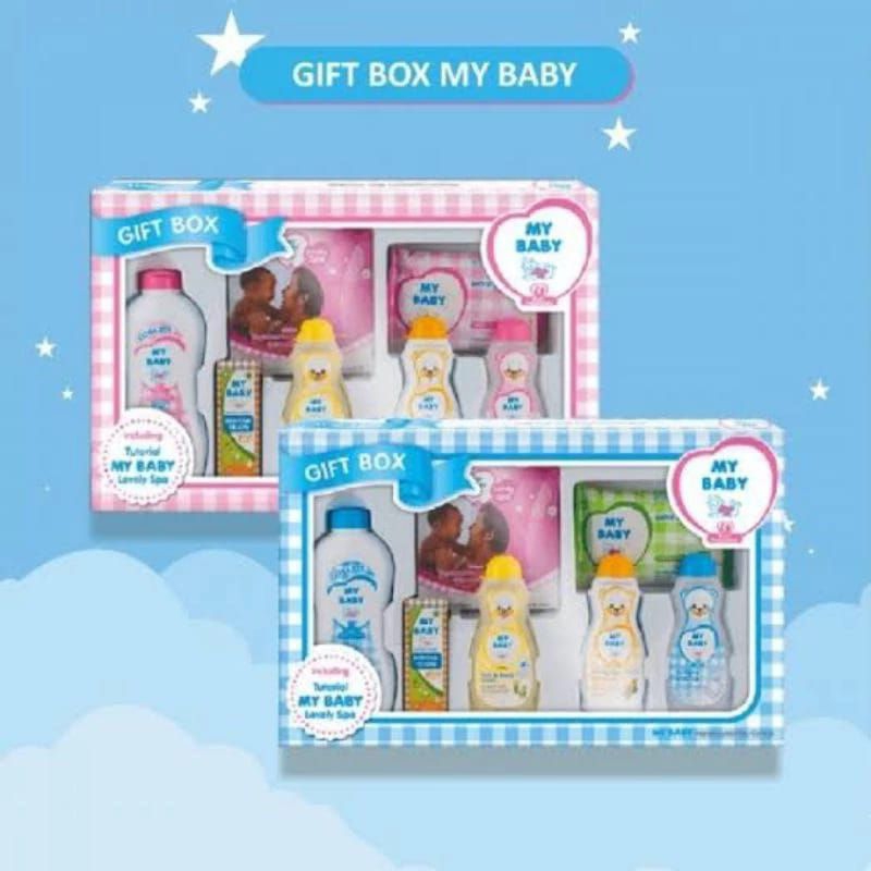 My Baby Essential Gift Box - Set Hadiah Perlengkapan Mandi Bayi My Baby