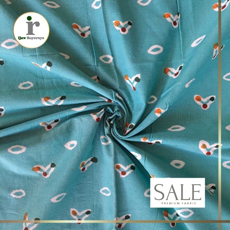SALE Kain Batik Jumputan Premium - Ijaw Royoroyo*