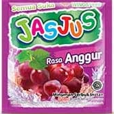 

JASJUS MINUMAN INSTAN SERBUK ANEKA RASA (1 RENCENG ISI 10 SACHET). - ANGGUR