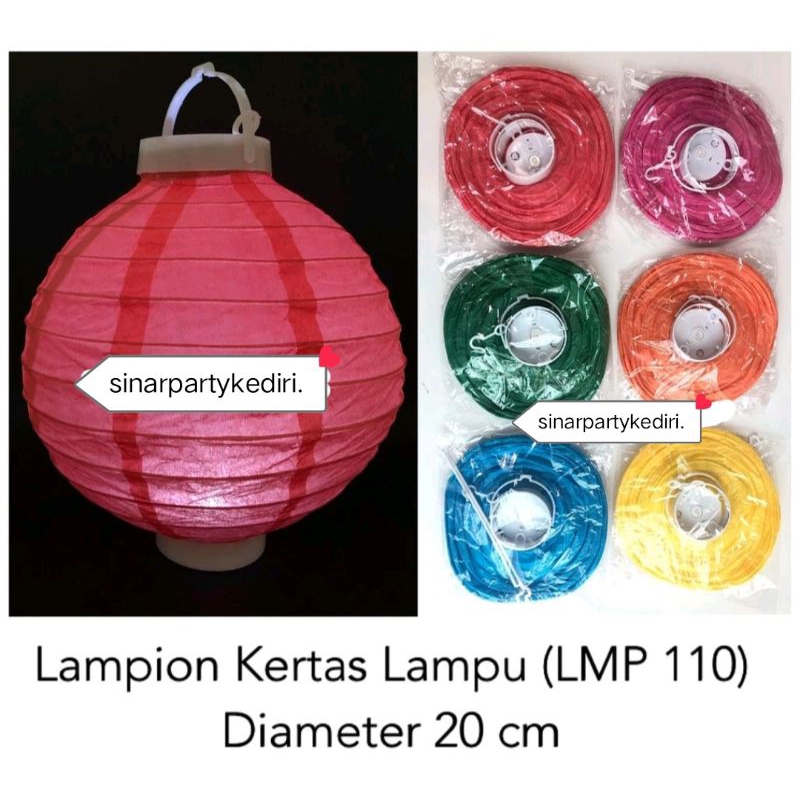Lampion Kertas Lampu/Lampion LED