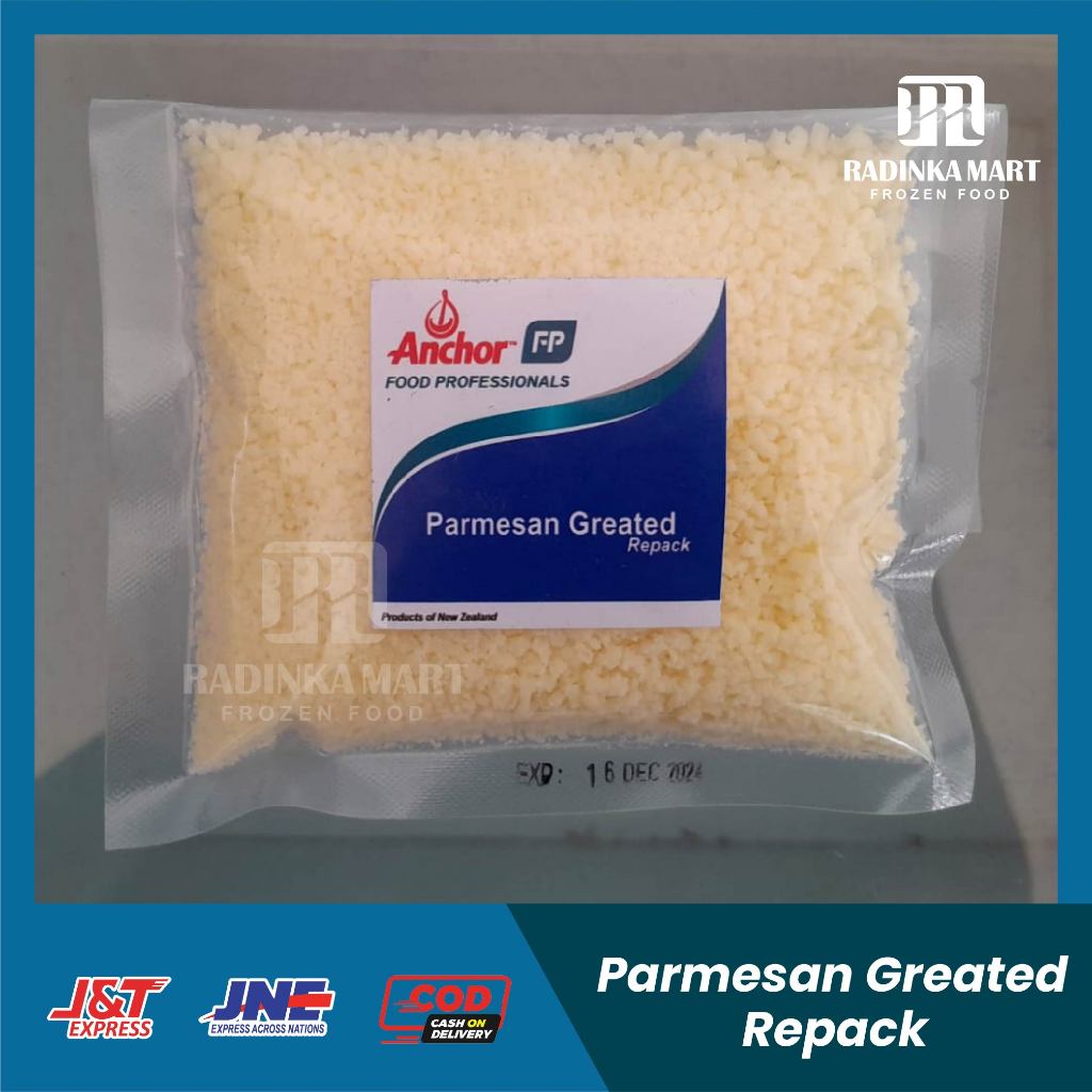 

Keju Parmesan 300gr Grated Anchor Reapack - Beli 3pcs free 100gr