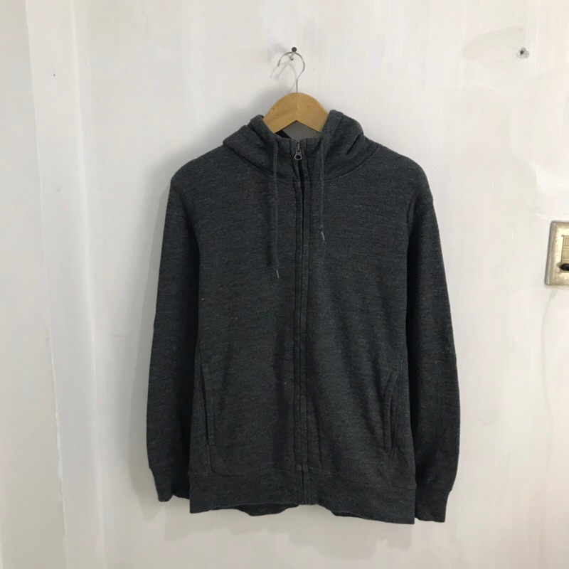 ziip hoodie uniqlo second original