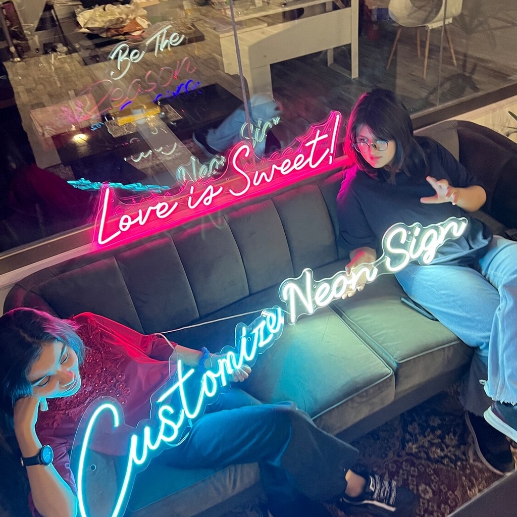 Neon Flex Custom | LED Neon Flex | Neon Sign | Dekorasi Kamar