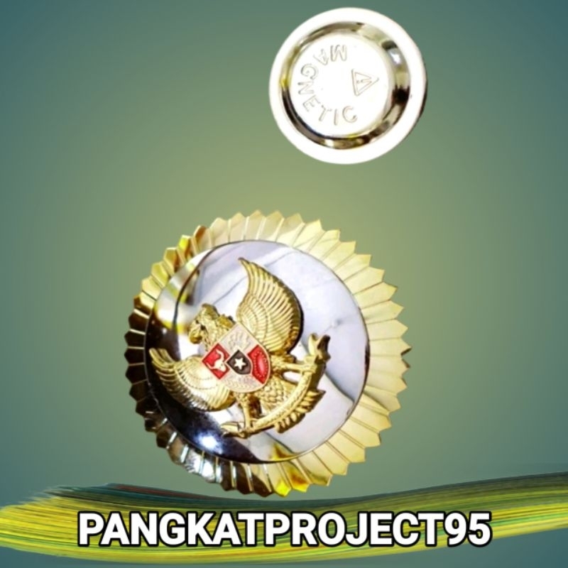 TANDA JABATAN CAMAT JENGKOL MAGNET DIAMETER 5CM