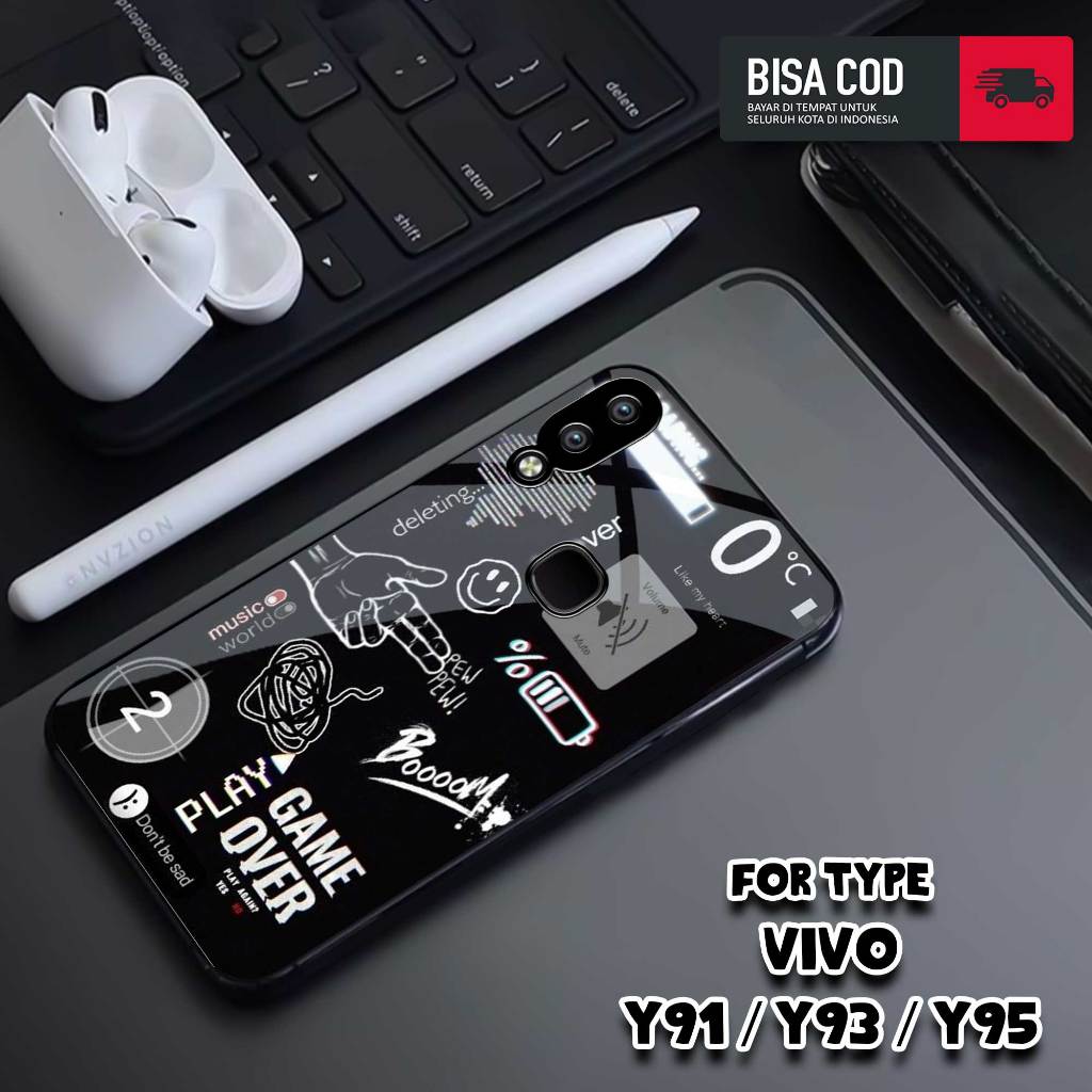Case VIVO Y91 / VIVO Y93 / VIVO Y95 - Casing Vivo New - MOTIF NASA TICKET - Hardcase Premium Glossy 