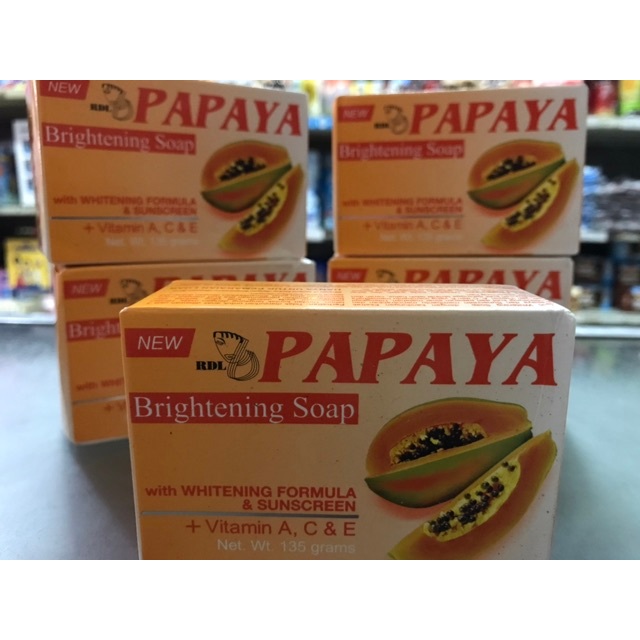 (12pcs) Sabun RDL Papaya Original Philippines BPOM 135gr / RDL Sabun Papaya Ori Harga Perlusin / Gro