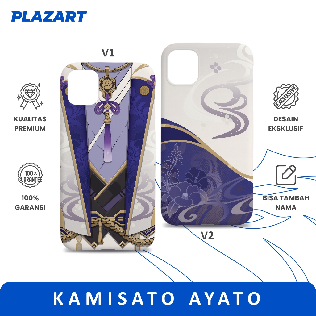 Kamisato Ayato Genshin Impact Premium Phone Case