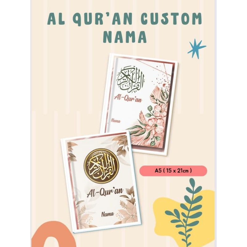 ALQURAN CUSTOM NAMA A5 NON TERJEMAH/TERJEMAH