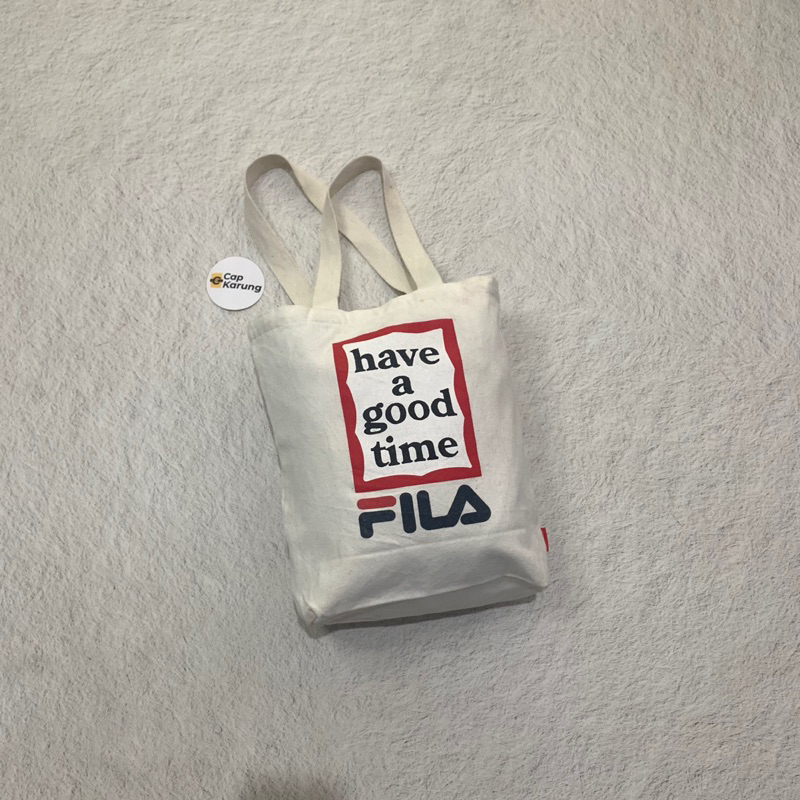 TOTEBAG HAVE A GOOD TIME x FILA