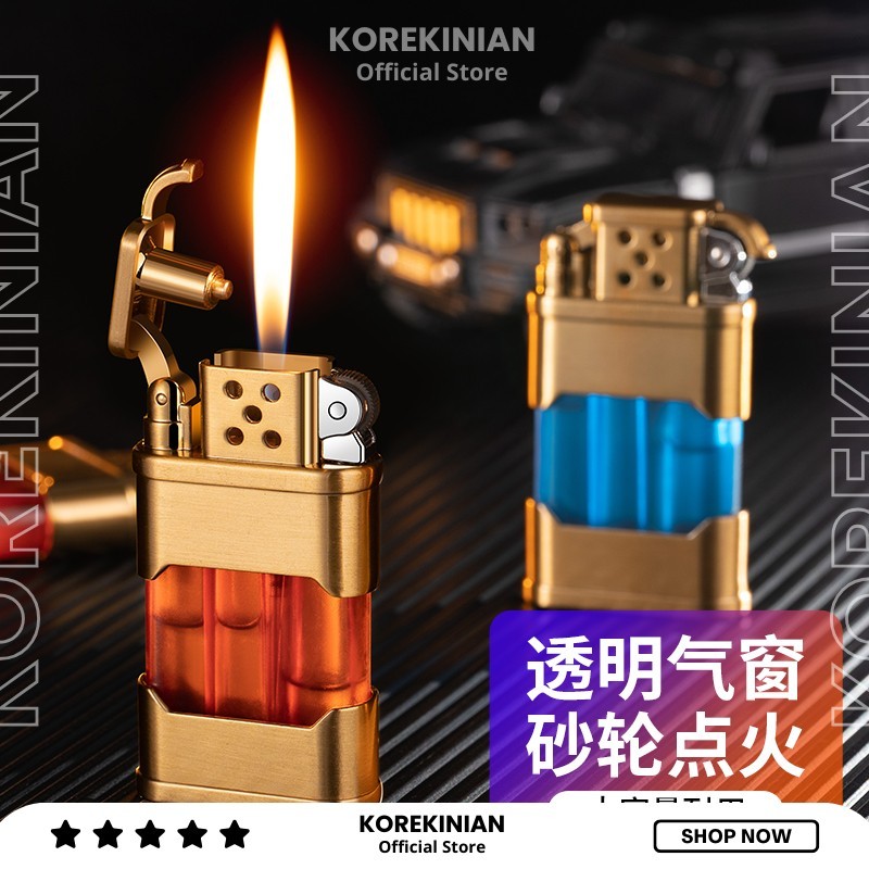 Korek Api Gas Motif Jadul Classic Transparant 1927