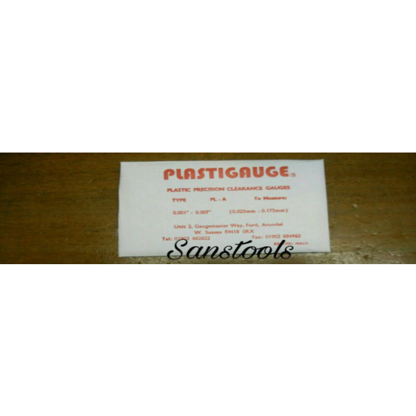 

plasti gauge / plastik gauge merah 0025-0175mm plastigauge Limited