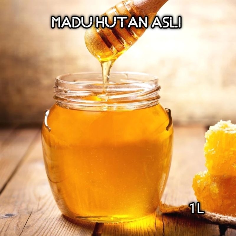 

ILAN DIHYAH SHOP - Madu hutan asli bee pollen antioksidan propolis madu murni 1l 1000ml