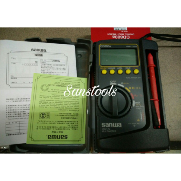 SANWA CD800A DIGITAL MULTIMETER JAPAN QUALITY Diskon
