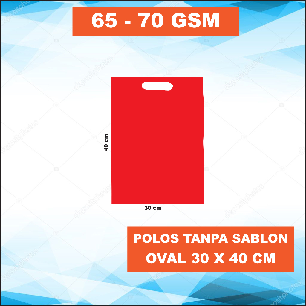 

TAS GOODIEBAG / SPUNBOND / OVAL UKURAN 30 X 40 CM POLOS UNTUK SOUVENIR / PERNIKAHAN, ULANG TAHUN