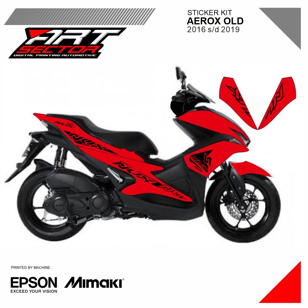 STICKER STRIPING AEROX OLD/ AEROX OLD MALAYSIA / NIGHTRIDE