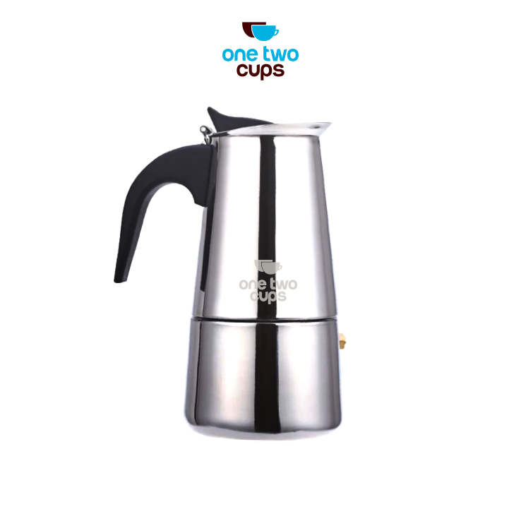 One Two Cups Espresso Coffee Maker Moka Pot Teko 100ml atau 300ml  - Z20