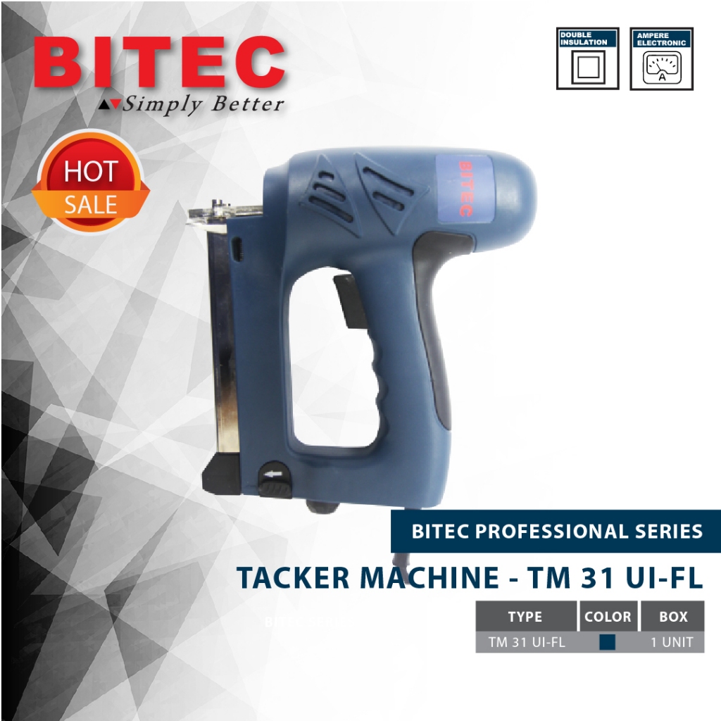 

BITEC Mesin Paku / Tacker Machine TM 31 UI-FL Garansi Resmi 1 Thn