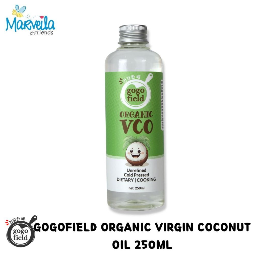 

Gogofield Organic Virgin Coconut Oil VCO 250ML Minyak Kelapa Organik