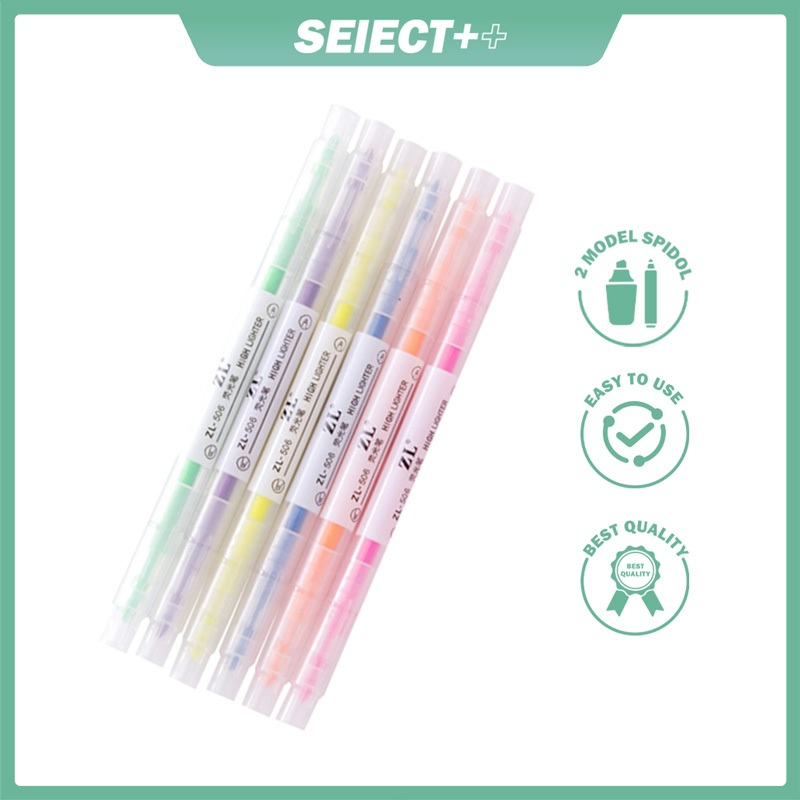 

SELECT x Hayylife Stabilo Dua Sisi Dengan 6 Warna HL-AIA776