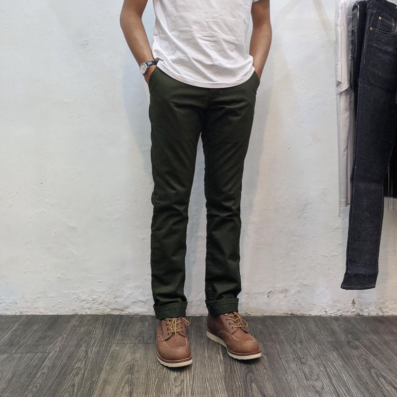 FTJ - Fabric The Jeans - CH-Green Chino