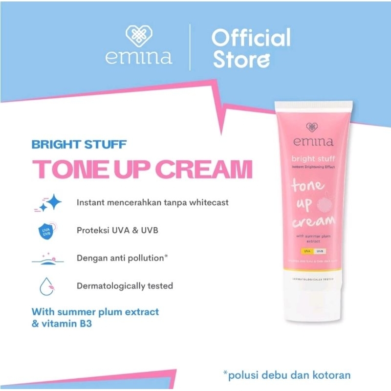Emina Bright Stuff Tone Up Cream 20ml-Pelembab Wajah