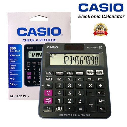 

KALKULATOR CASIO MJ 120D PLUS / CALCULATOR 12 DIGIT