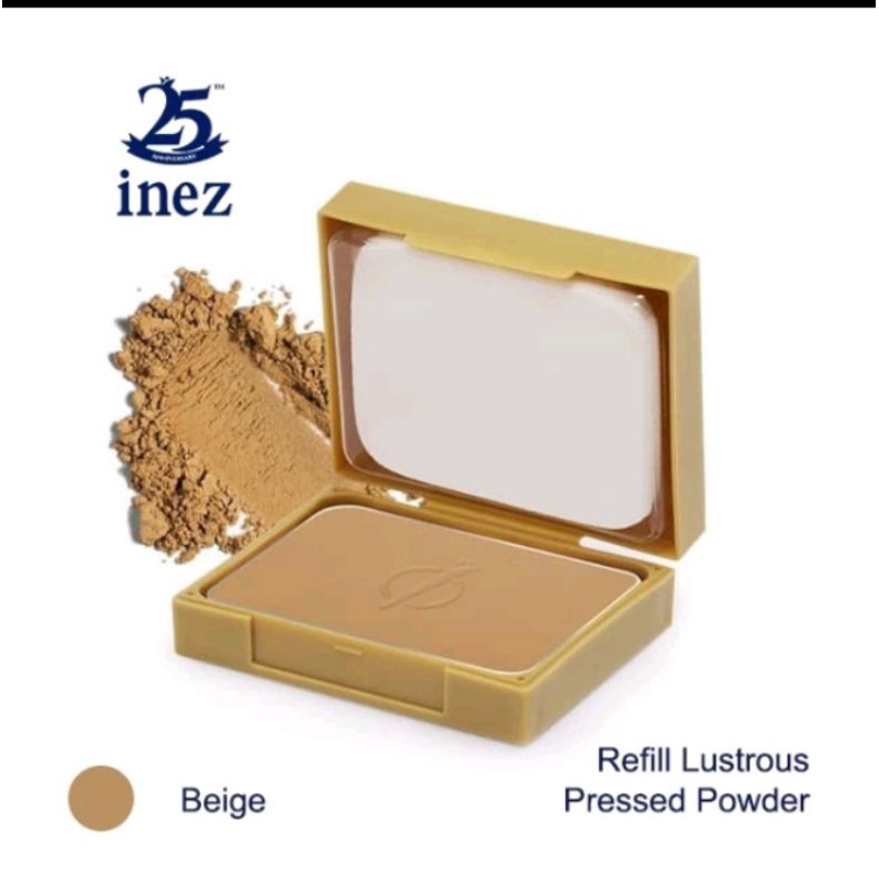 INEZ Refill Lustrous Pressed Powder // Bedak Refill Inez Gold